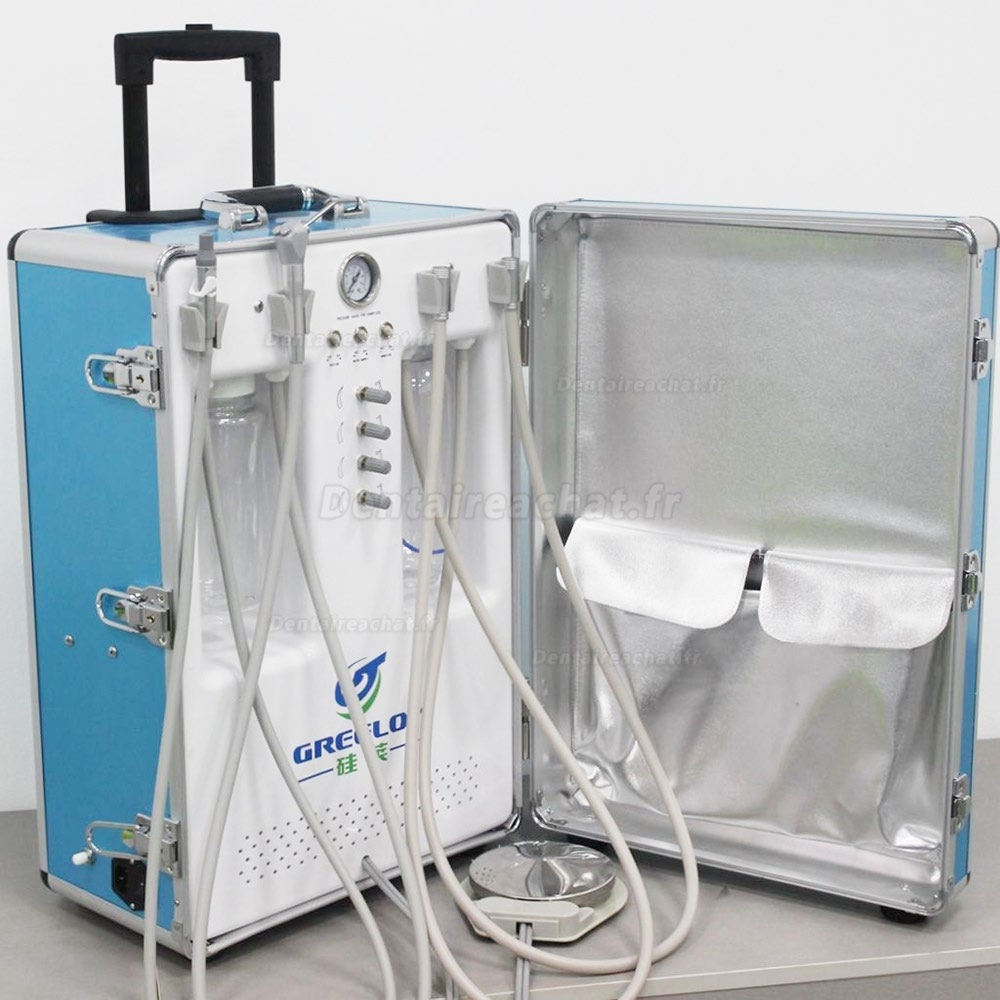 Greeloy® GU-P204S unité (cart) dentaire portable avec compresseur d'Air